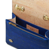 Immaculate Vegan - murmali Alpha Handcrafted Cork Vegan Crossbody Bag | Navy