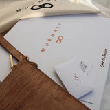 Immaculate Vegan - murmali Alpha Handcrafted Cork Vegan Crossbody Bag | Navy