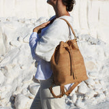 Immaculate Vegan - murmali Gamma Handcrafted Cork Vegan Bucket Backpack | Natural