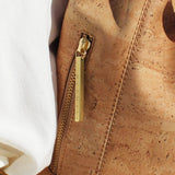 Immaculate Vegan - murmali Gamma Handcrafted Cork Vegan Bucket Backpack | Natural