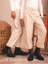 Immaculate Vegan - NAE Vegan Shoes Abril Unisex Vegan Leather Chelsea Boots | Black