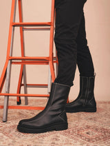 Immaculate Vegan - NAE Vegan Shoes Reiko Unisex Vegan Leather Boots | Black