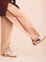 Immaculate Vegan - NAE Vegan Shoes Sidney Unisex Vegan Suede Sneakers | White & Red