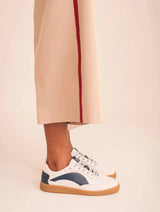 Immaculate Vegan - NAE Vegan Shoes Sidney Unisex Vegan Suede Sneakers | White & Blue