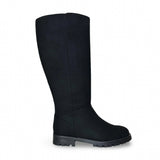 Immaculate Vegan - NAE Vegan Shoes Irem Women's Vegan Leather Knee High Boots | Black