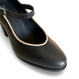 Immaculate Vegan - NAE Vegan Shoes Martina Women's Vegan Leather Mary Jane Heels | Black