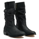 Immaculate Vegan - V.GAN Prune Western Boots