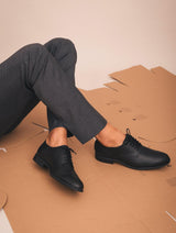 Immaculate Vegan - NAE Vegan Shoes Quinn Men's Vegan Leather Derby Shoes | Black