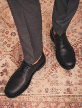 Immaculate Vegan - NAE Vegan Shoes Oto Men's Vegan Leather Derby Shoes | Black