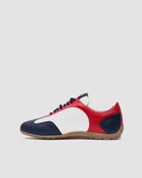 Immaculate Vegan - Bohema Racer Corn Leather Vegan Sneakers | Blue, Red & White