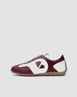 Immaculate Vegan - Bohema Racer Corn Leather Vegan Sneakers | Burgundy & White