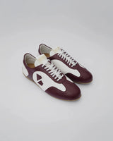 Immaculate Vegan - Bohema Racer Corn Leather Vegan Sneakers | Burgundy & White