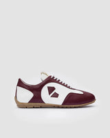 Immaculate Vegan - Bohema Racer Corn Leather Vegan Sneakers | Burgundy & White