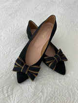 Immaculate Vegan - MOMOC Vegan Ballerinas With Bow | Black