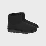 Immaculate Vegan - New Orchard Classic Unisex Vegan Faux Sheepskin Short Boots | Black