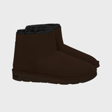Immaculate Vegan - New Orchard Classic Unisex Vegan Faux Sheepskin Short Boots | Brown