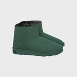 Immaculate Vegan - New Orchard Classic Unisex Vegan Faux Sheepskin Short Boots | Green