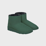 Immaculate Vegan - New Orchard Classic Unisex Vegan Faux Sheepskin Short Boots | Green