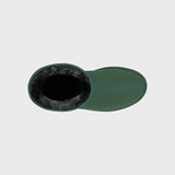 Immaculate Vegan - New Orchard Classic Unisex Vegan Faux Sheepskin Short Boots | Green