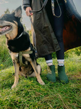 Immaculate Vegan - New Orchard Classic Unisex Vegan Faux Sheepskin Short Boots | Green