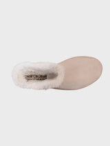 Immaculate Vegan - New Orchard Classic Unisex Vegan Faux Sheepskin Slippers | Beige
