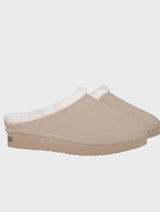 Immaculate Vegan - New Orchard Classic Unisex Vegan Faux Sheepskin Slippers | Beige