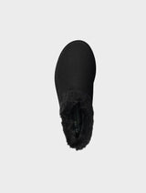 Immaculate Vegan - New Orchard Classic Unisex Vegan Faux Sheepskin Slippers | Black
