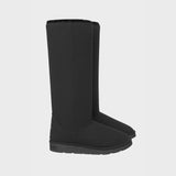 Immaculate Vegan - New Orchard Classic Unisex Vegan Faux Fur Long Boots | Black