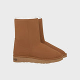 Immaculate Vegan - New Orchard Classic Unisex Vegan Faux Fur Medium Boots | Caramel