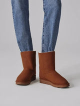 Immaculate Vegan - New Orchard Classic Unisex Vegan Faux Fur Medium Boots | Caramel