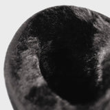 Immaculate Vegan - New Orchard Classic Unisex Vegan Faux Sheepskin Short Boots | Black Crystal