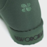 Immaculate Vegan - New Orchard Classic Unisex Vegan Faux Fur Medium Boots | Green