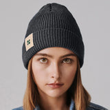 Immaculate Vegan - New Orchard Lumberjack Recycled Vegan Beanie | Grey Cold Graphite