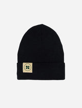 Immaculate Vegan - New Orchard Classic Vegan Organic Cotton Beanie | Black Charcoal Black