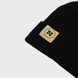Immaculate Vegan - New Orchard Classic Vegan Organic Cotton Beanie | Black Charcoal Black