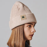 Immaculate Vegan - New Orchard Winter Vegan Combed Cotton Beanie | Beige Natural Beige