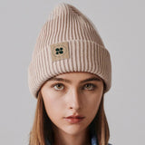 Immaculate Vegan - New Orchard Winter Vegan Combed Cotton Beanie | Beige Natural Beige