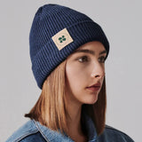 Immaculate Vegan - New Orchard Lumberjack Recycled Vegan Beanie | Navy Navy Blue