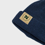 Immaculate Vegan - New Orchard Lumberjack Recycled Vegan Beanie | Navy Navy Blue