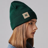 Immaculate Vegan - New Orchard Classic Vegan Organic Cotton Beanie | Green Deep Green