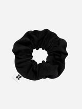 Immaculate Vegan - New Orchard Upcycled Vegan Scrunchie | Black Charcoal Black