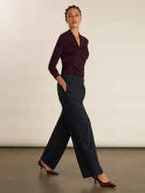 Immaculate Vegan - Baukjen Gylda Wrap Top | Plum