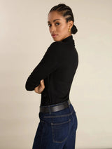 Immaculate Vegan - Baukjen Gylda Wrap Top | Caviar Black