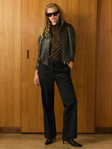 Immaculate Vegan - Baukjen Lucy Turtleneck Top | Chestnut Leopard