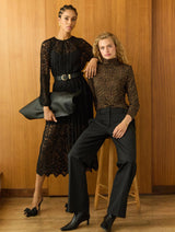 Immaculate Vegan - Baukjen Lucy Turtleneck Top | Chestnut Leopard