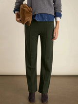 Immaculate Vegan - Baukjen Marian Ponte Wide Leg | Deep Khaki