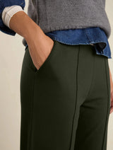 Immaculate Vegan - Baukjen Marian Ponte Wide Leg | Deep Khaki