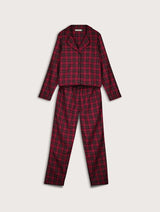 Immaculate Vegan - Baukjen Margie Check Organic Cotton Pyjamas | Burgundy Check