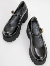 Immaculate Vegan - Prologue Shoes Linley Black Platform Loafer (Women)