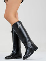 Immaculate Vegan - Prologue Shoes Yoko Black Riding Boot (Women)